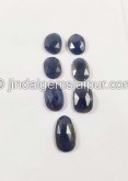 Blue Sapphire Rose Cut Slices